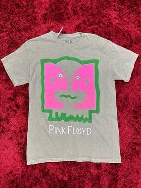 Pink Floyd Retro Album Art Shirt Tan Large Division Bell Wish You Were Here Wall